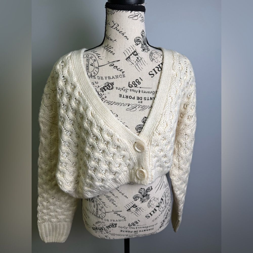 Finders Keepers Mabel Knit Wool blend  Cardigan NWT Size 0-2